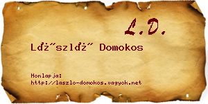 László Domokos névjegykártya