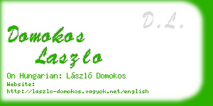 domokos laszlo business card